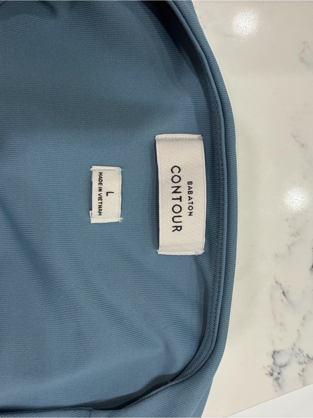 Babaton Slate Blue Crewneck Short Sleeve Top - Picture 2 of 2